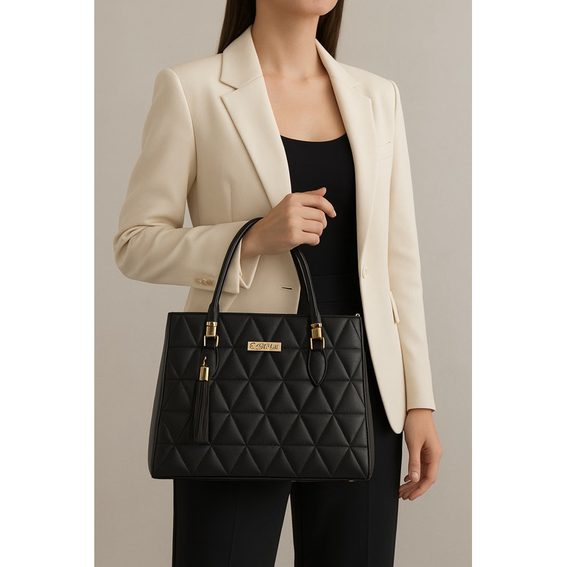 Bolsa Feminina Baú Grande Living Dubai Espaçosa