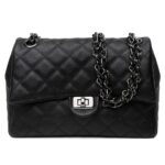 Bolsa Feminina Couro Legítimo Vittal Barbara Design Matelassê