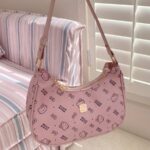 Bolsa de Mão de Couro Sintético Sanrio Hello Kitty - Bolsa de Ombro Feminina de Grande Capacidade, Adequada para Uso Diário, Compras, Casamento,